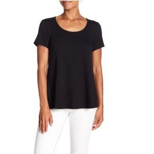 Bobeau French Terry Tie Back Top